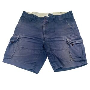 Polo Ralph Lauren Cargo Shorts Blue Cotton Classic Chino Gorpcore Distressed 40